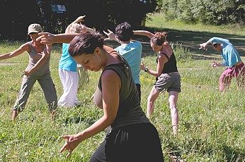 Stage Taiji Quan chez Faistesvacances, club vacances d’été en montagne, Alpes de Savoie