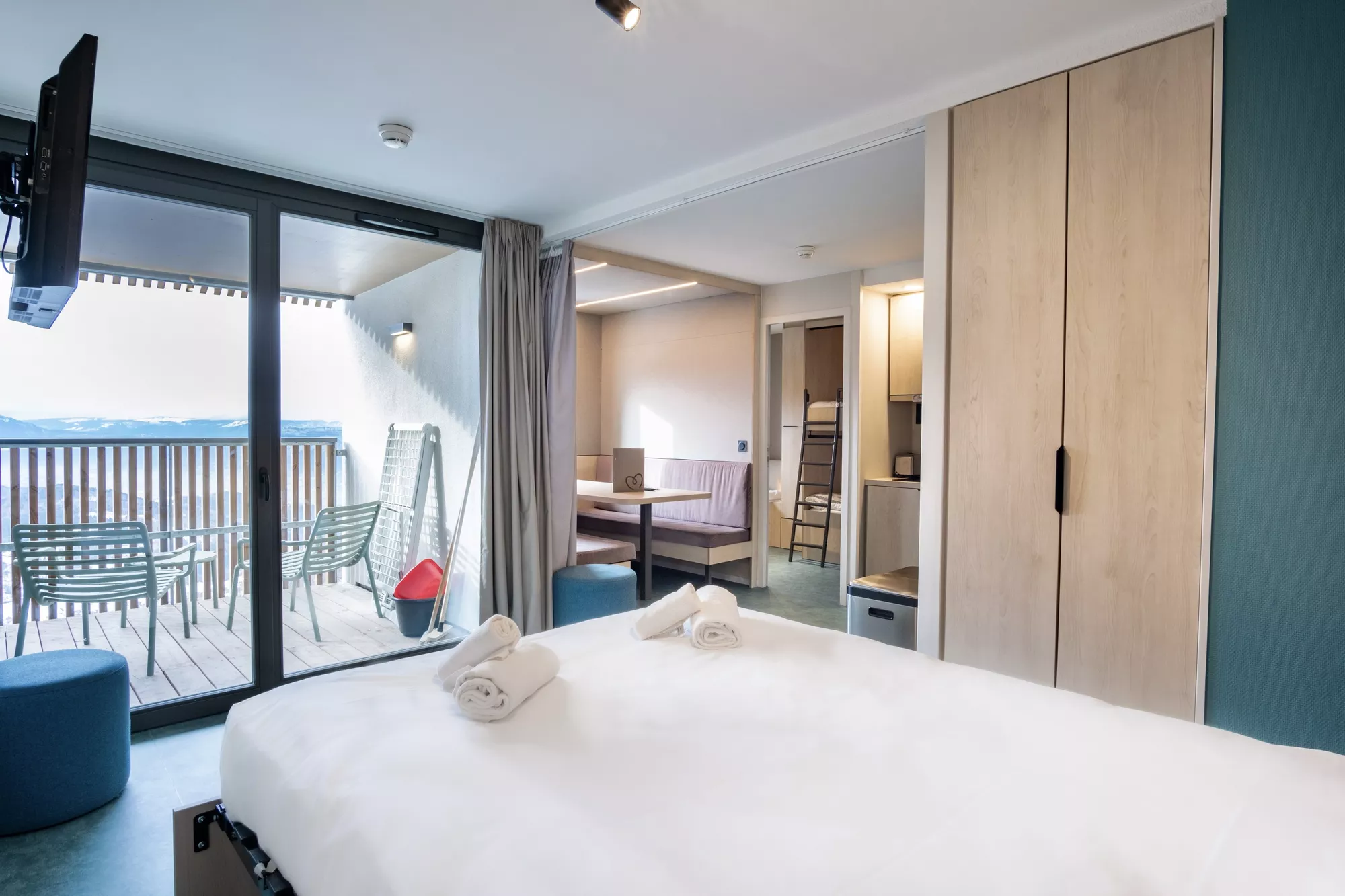 Salon 2 pi&egrave;ces Grand Confort, Faistesvacances, Doucy Valmorel, Savoie